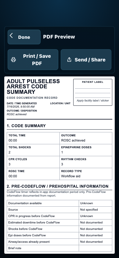 Code summary PDF preview